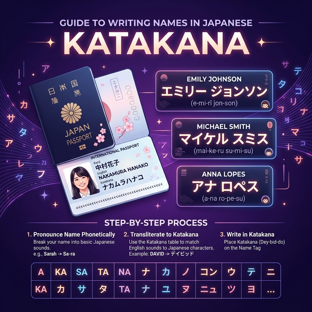 How to Write Your Name in Katakana